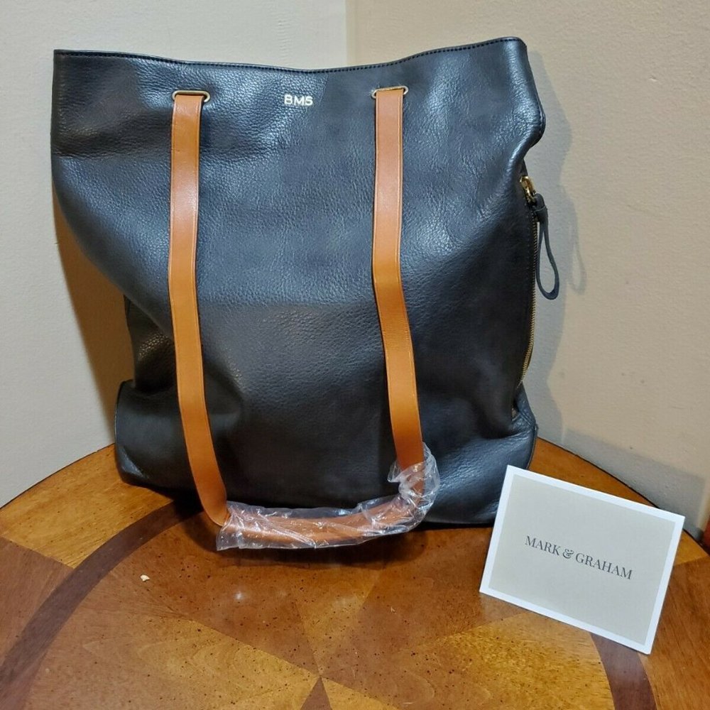 Mark & Graham Bedford Convertible Leather Backpack